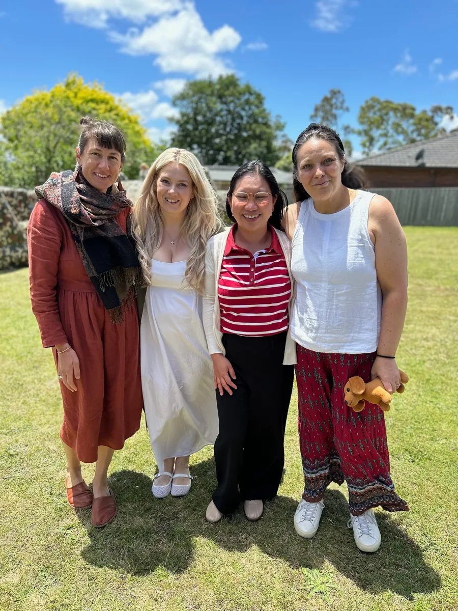Friends from Moe New Life enjoying time outdoors together